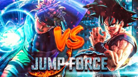 GOKU VS NARUTO! JUMP FORCE - YouTube