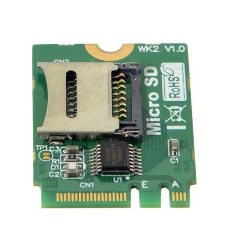 M2 NGFF key A.E WIFI Slot To Micro SD SDHC SDXC TF card Rearder T Flash Card M.2 A+E Card ...