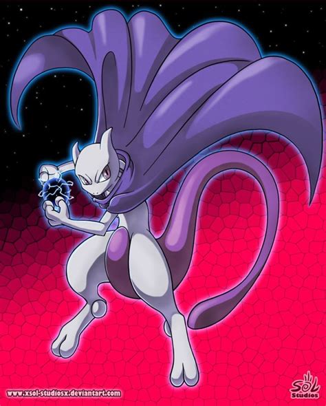 Mewtwo Shadow Ball Art