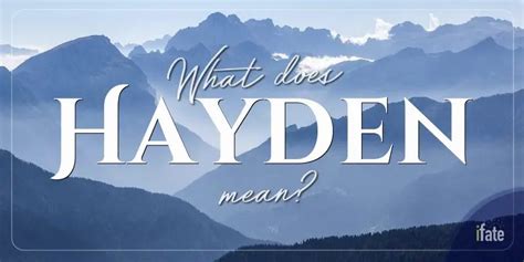 The Name "Hayden": What it means, and why numerologists like it