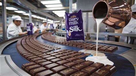 How Dairy Milk Chocolate Is Made In Factory | Cadbury Dairy Milk Production | Dairy Milk ...