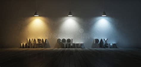 3Ds Color Temperature Scale Stock Image - Image of light, lighting ...