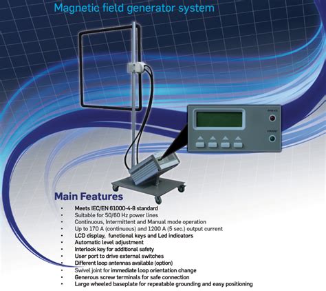 Magnetic Field Generators | EMC Test Equipments - Chambers - Services