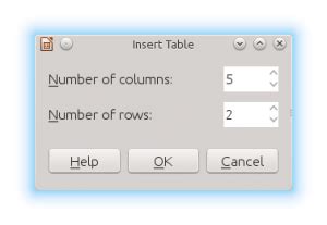 LibreOffice Impress: Tables - Ahuka Communications