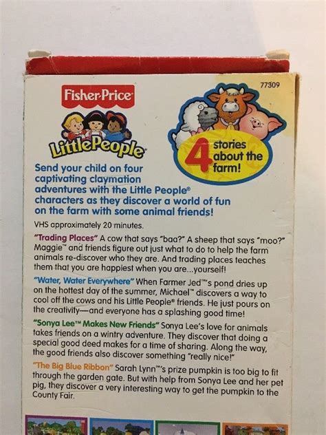 Fisher Price:Little People-Discovering Animals at the Farm (VHS, 2002)SHIP N 24H - VHS Tapes