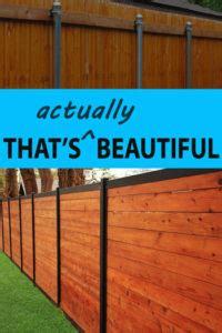 Build a Wood Fence With Metal Posts (That's Actually Beautiful)