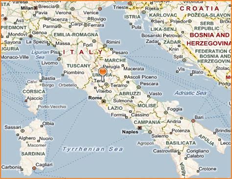 West Coast Of Italy Map - Map