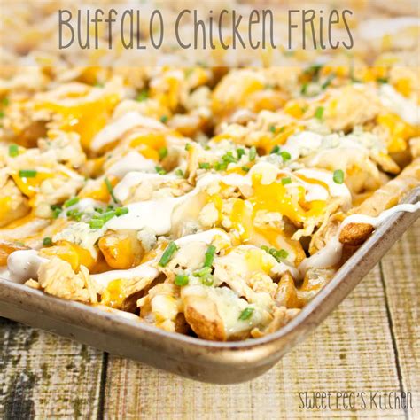 Loaded Buffalo Chicken Fries - Sweet Pea's Kitchen