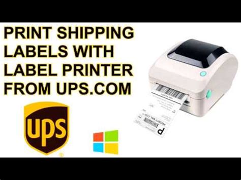 Ups Shipping Label Printer - 1stadenium