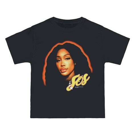 OVERSIZED Sza Shirt, Sza Merch, SZA SOS Vintage Graphic Tee, Clear 2 Soft Life,, Track List ...