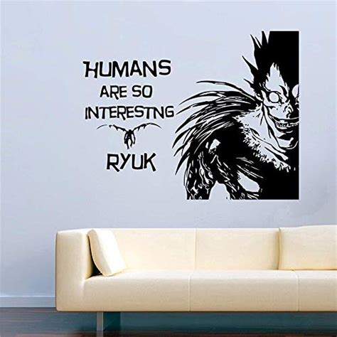 Gadgets Wrap Anime Vinyl Wall Decal Death Note Quote Comics Art Decor ...