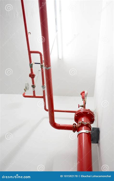 Fire Hydrant Pipe Connected Stock Photo - Image of background ...