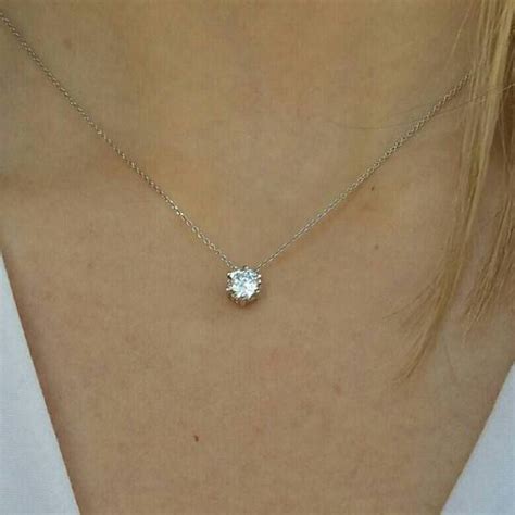 Floating Diamond Necklace ⋆ Diamond Exchange Houston