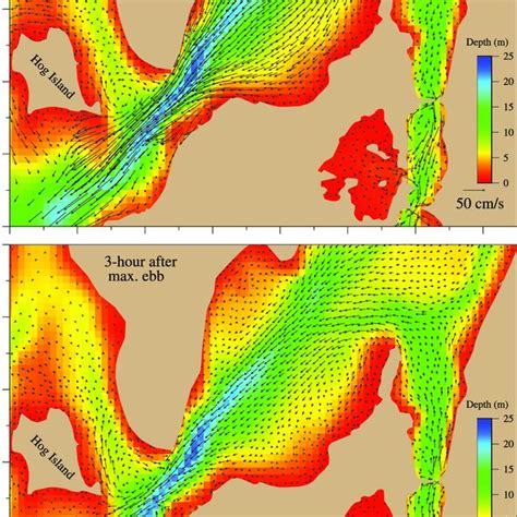 Co-tidal chart of the model-predicted M 2 tidal elevation. Heavy solid... | Download Scientific ...