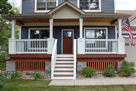 Porch: Steel Railing Simple Designs For Front Porch Exterior Wood Railing Designs Stairs Design ...