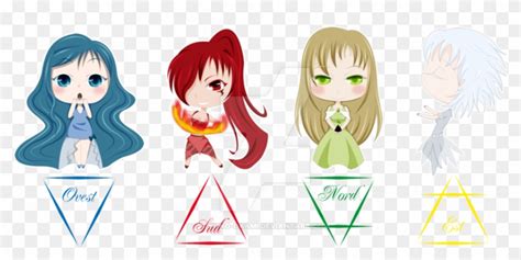 Anime Air Element Girl For Kids - Cartoon - Free Transparent PNG ...