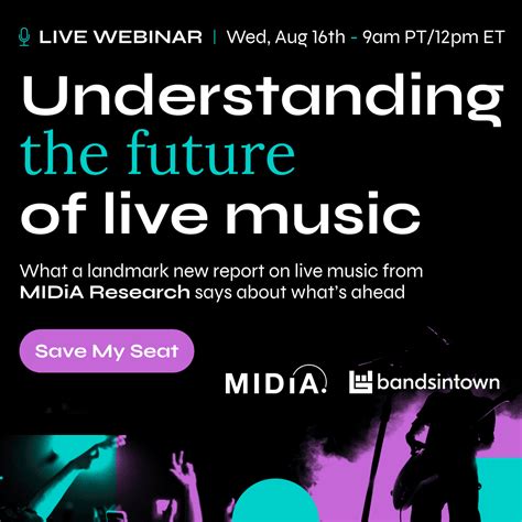 FREE WEBINAR: 'Understanding The Future Of Live Music' this Wednesday ...