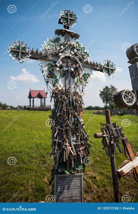 SIAULIAI, LITHUANIA - JULY 22, 2018: Hill of Crosses is a Unique ...