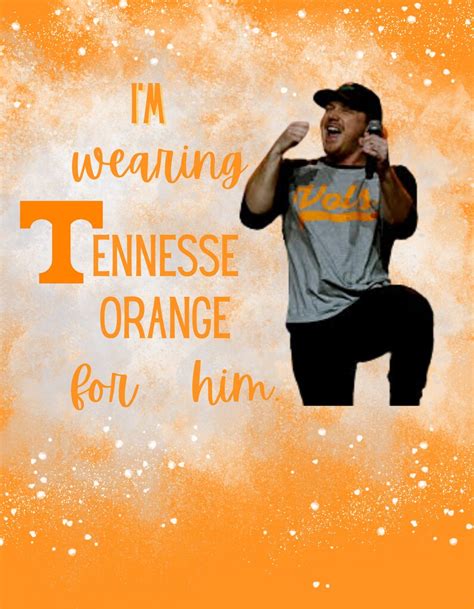 Morgan Wallen / PNG / Sublimation Prints / Tennessee Orange / - Etsy