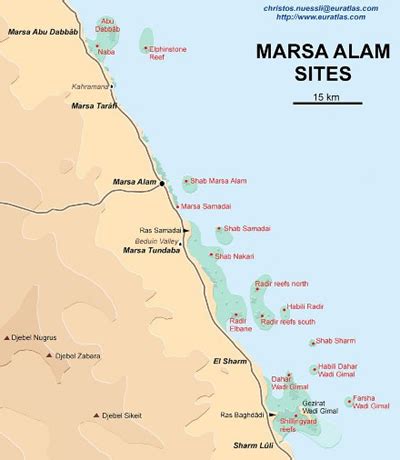 Egypt Map Marsa Alam