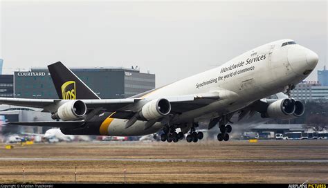 N582UP - UPS - United Parcel Service Boeing 747-400F, ERF at Warsaw ...