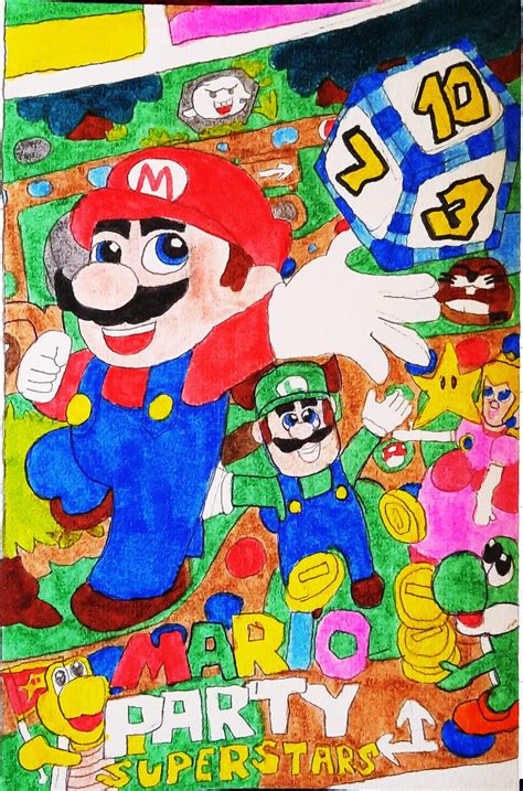 Mario Party Superstars (CoverArt) by zacharydykeman on DeviantArt