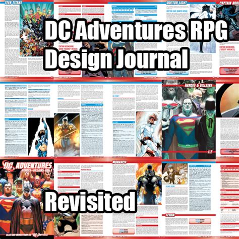 DC Adventures RPG Design Journal Revisited - Misfit Studios Role ...