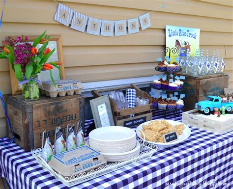 Earning Our Stripes: Little Blue Truck Birthday Party