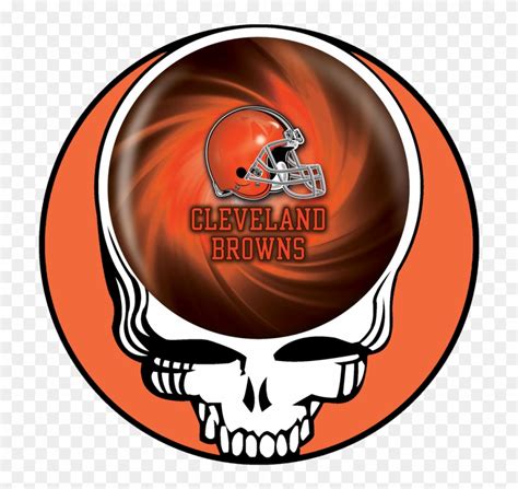 Cleveland Browns Skull Logo Iron On Stickers Heat Clipart (#2909806 ...