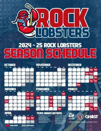 Rock Lobsters release 2024-25 season schedule | Lake Oconee News