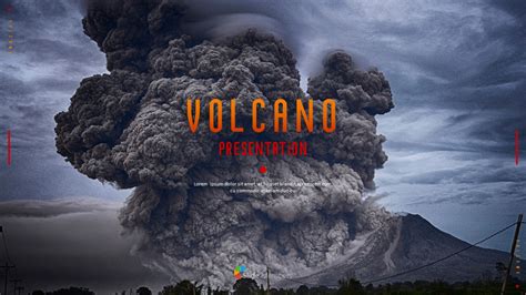 Volcano Slides Template