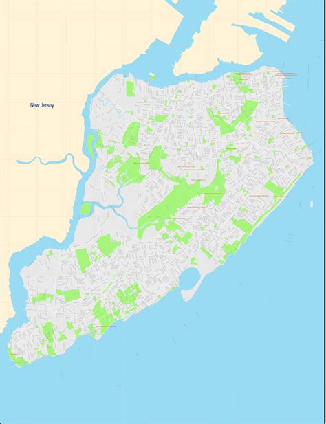 Staten Island Streets Map - MapSof.net