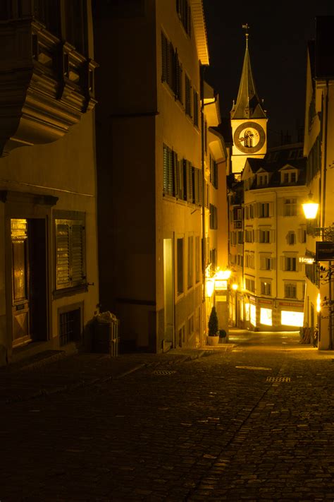 Zurich Old Town by Night by red-trela on DeviantArt