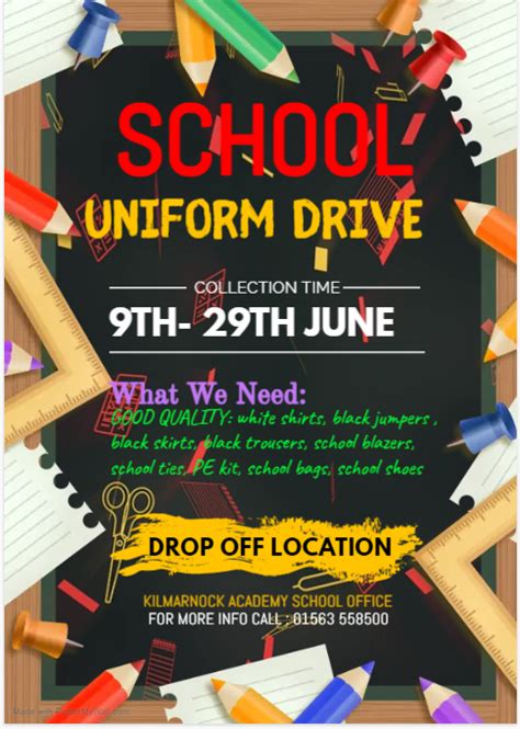 School Uniform Drive | Kilmarnock Academy