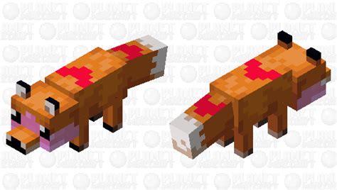 cute fox Minecraft Mob Skin