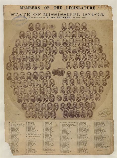 mississippi legislature 1874 - Google Search | African american history month, Hiram, African ...