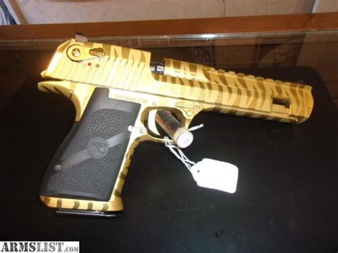 ARMSLIST - For Sale: Desert Eagle Gold tiger