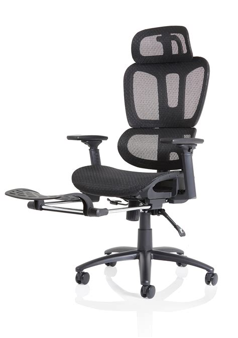 Horizon Executive Mesh Chair With Height Adjustable Arms and Footrest – Dynamic Office Solutions