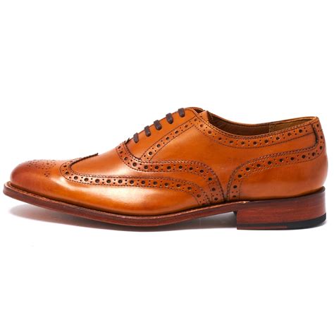 Grenson Dylan Tan Brogue Shoe | Various Sizes | Stuarts