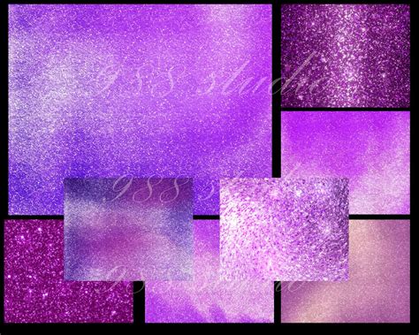 Purple Glitter Background Png Texture Art Purple Digital Paper Sparkly ...