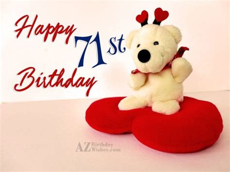 71st Birthday Wishes - Birthday Images, Pictures - AZBirthdayWishes.com