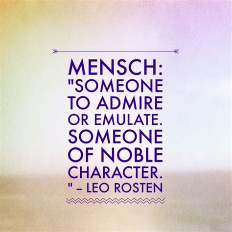 Are You a Mensch? - Angela Myles Beeching