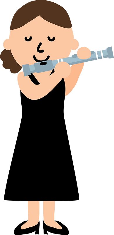 Flute Player clipart. Free download transparent .PNG | Creazilla