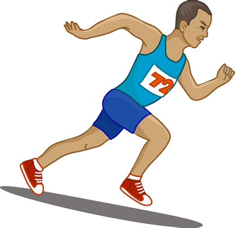 Track Runner Clip Art