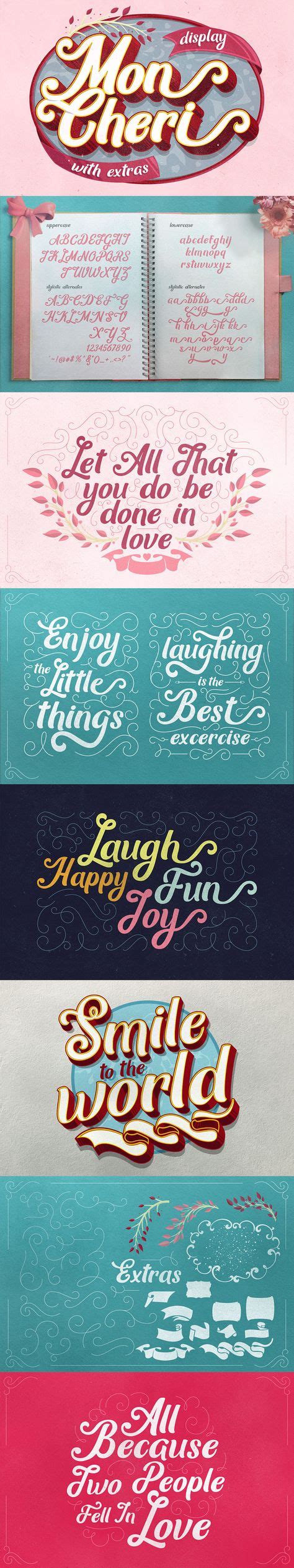 The gorgeous font Mon Cheri, just 1 of these 40 absurdly attractive typefaces. | Romantic fonts ...