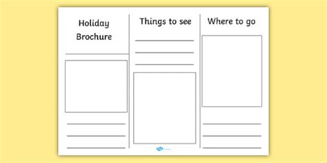 Travel Guide Worksheet | Twinkl Resources (teacher made)