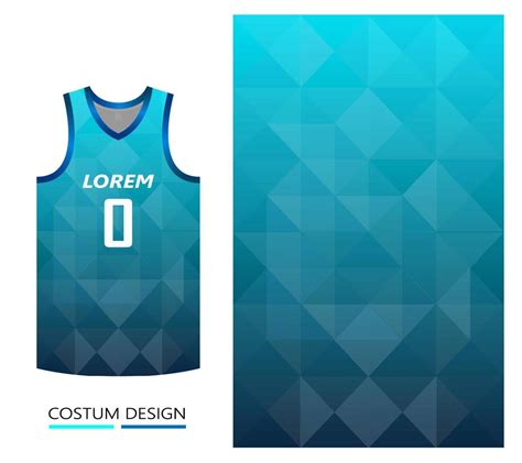 basketball jersey pattern design template. dark blue abstract ...