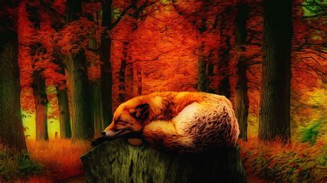 Fox Art Wallpapers - Top Free Fox Art Backgrounds - WallpaperAccess