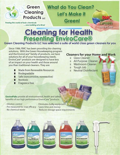 Cleaning Companies: Green Cleaning Products Companies