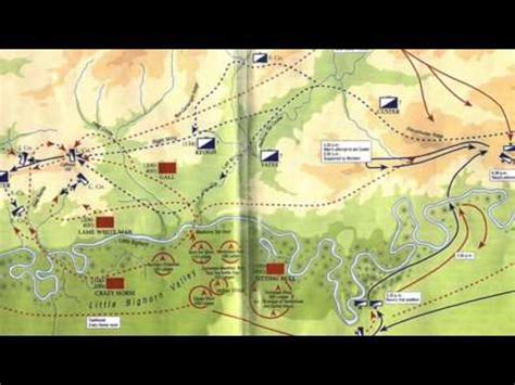 Battle Of Little Bighorn Map